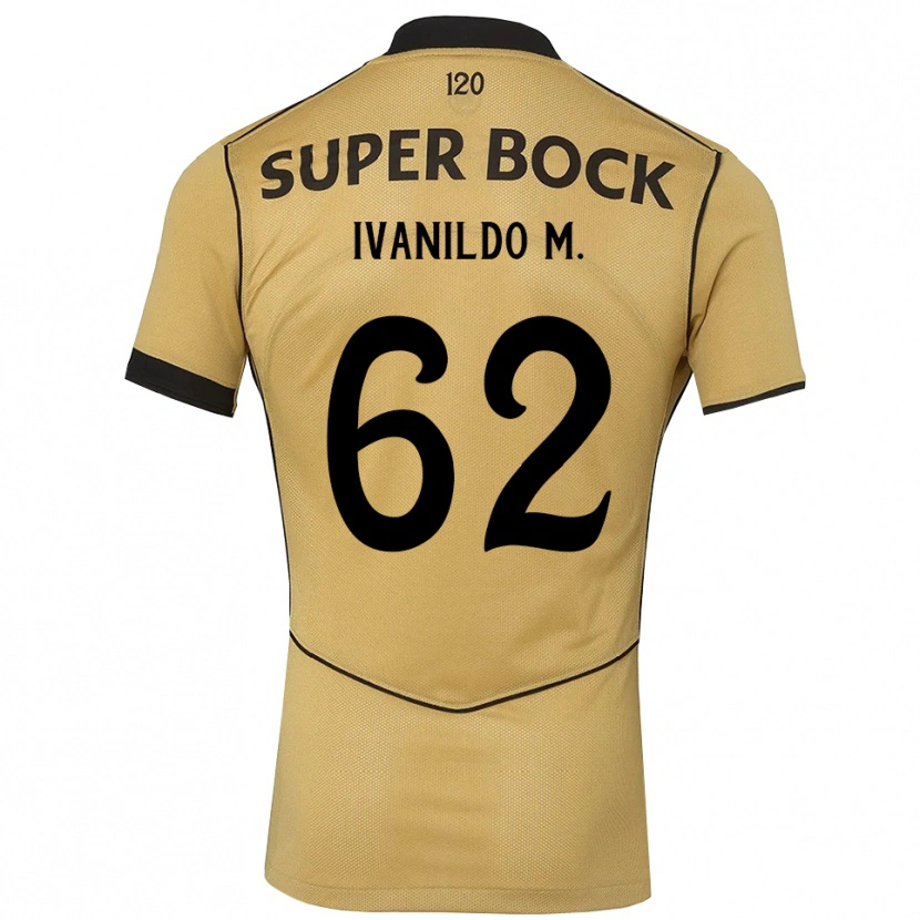 Danxen Dámské Ivanildo Da Silva Mendes #62 Zlatavě Rudá Černá Daleko Hráčské Dresy 2026/27 Dres