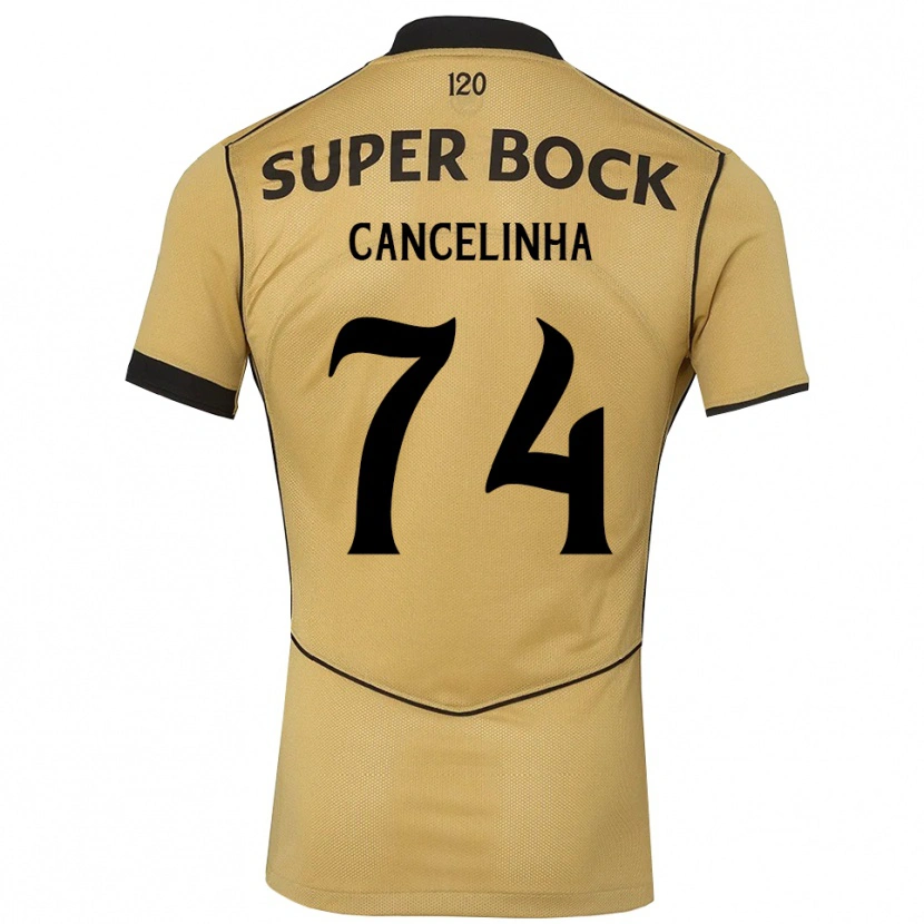 Danxen Dámské Érica Cancelinha #74 Zlatavě Rudá Černá Daleko Hráčské Dresy 2026/27 Dres