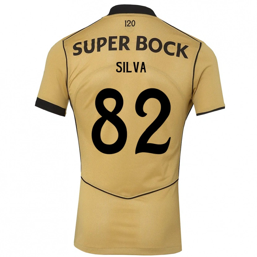 Danxen Dámské Gabriel Silva #82 Zlatavě Rudá Černá Daleko Hráčské Dresy 2026/27 Dres