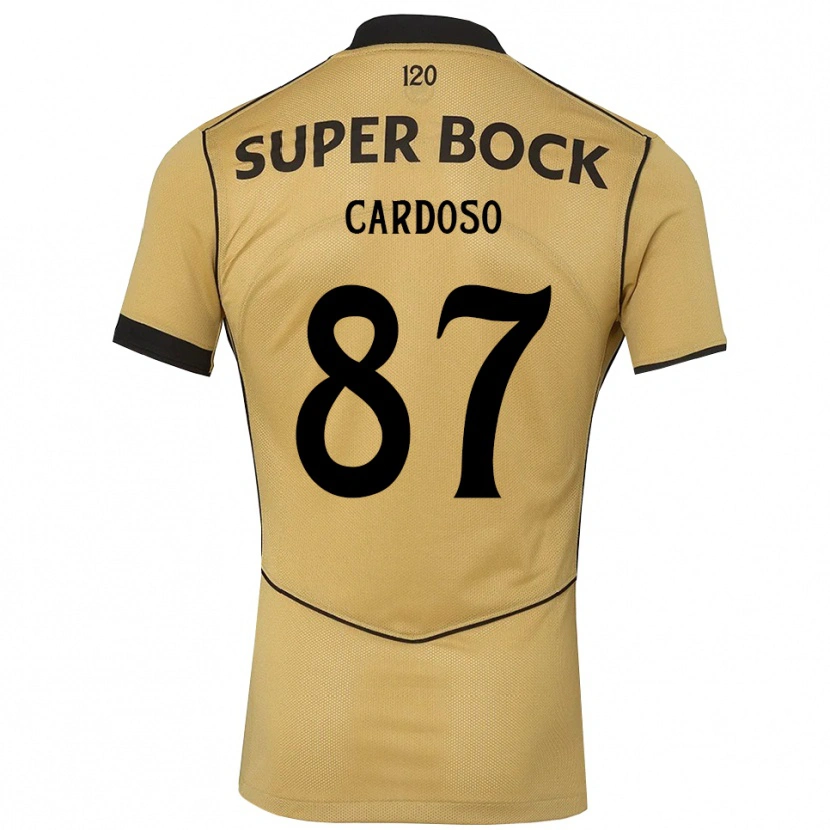 Danxen Dámské Paulo Cardoso #87 Zlatavě Rudá Černá Daleko Hráčské Dresy 2026/27 Dres