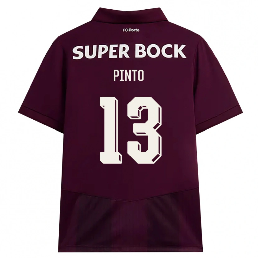 Danxen Dámské João Pinto #13 Vínově Červená Bílá Daleko Hráčské Dresy 2026/27 Dres