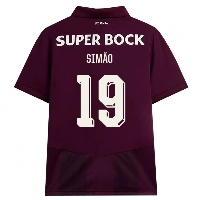 Danxen Dámské Martim Simão #19 Vínově Červená Bílá Daleko Hráčské Dresy 2026/27 Dres