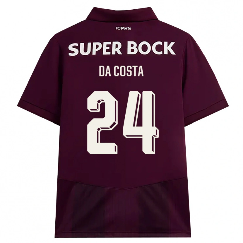 Danxen Dámské Seif Da Costa #24 Vínově Červená Bílá Daleko Hráčské Dresy 2026/27 Dres