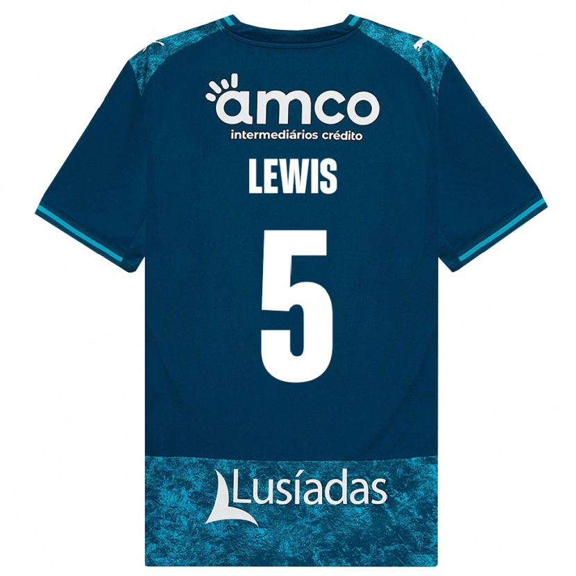 Danxen Dámské Leah Lewis #5 Tmavě Břidlicově Šedá Středně Tyrkysová Daleko Hráčské Dresy 2026/27 Dres