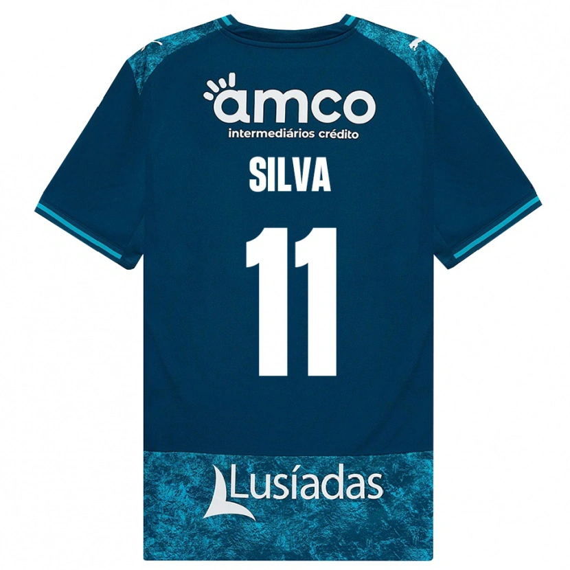 Danxen Dámské Gabriel Silva #11 Tmavě Břidlicově Šedá Středně Tyrkysová Daleko Hráčské Dresy 2026/27 Dres