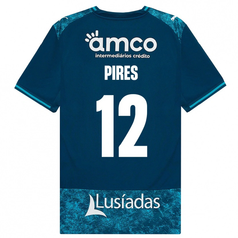 Danxen Dámské Hugo Pires #12 Tmavě Břidlicově Šedá Středně Tyrkysová Daleko Hráčské Dresy 2026/27 Dres