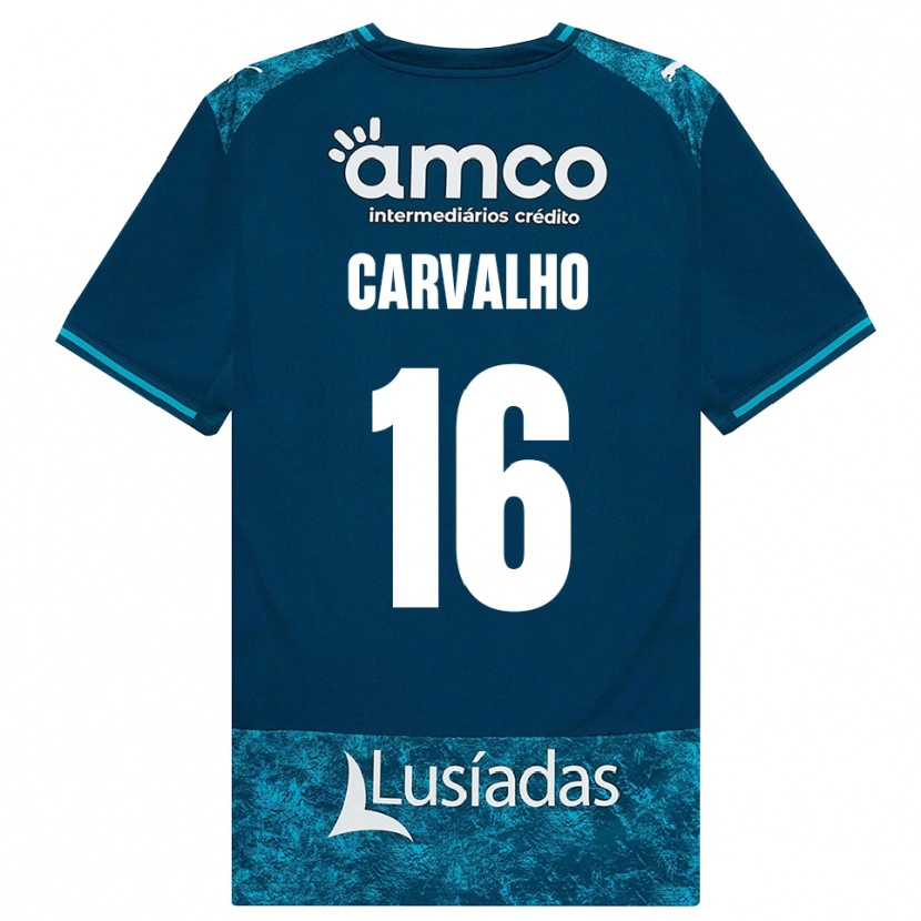 Danxen Dámské Alexandre Carvalho #16 Tmavě Břidlicově Šedá Středně Tyrkysová Daleko Hráčské Dresy 2026/27 Dres