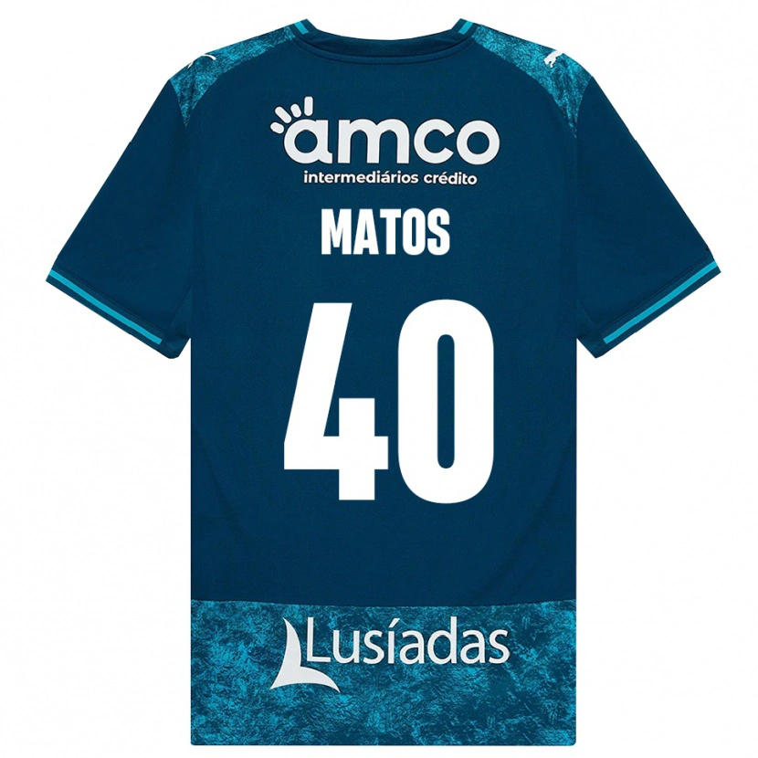 Danxen Dámské João Matos #40 Tmavě Břidlicově Šedá Středně Tyrkysová Daleko Hráčské Dresy 2026/27 Dres