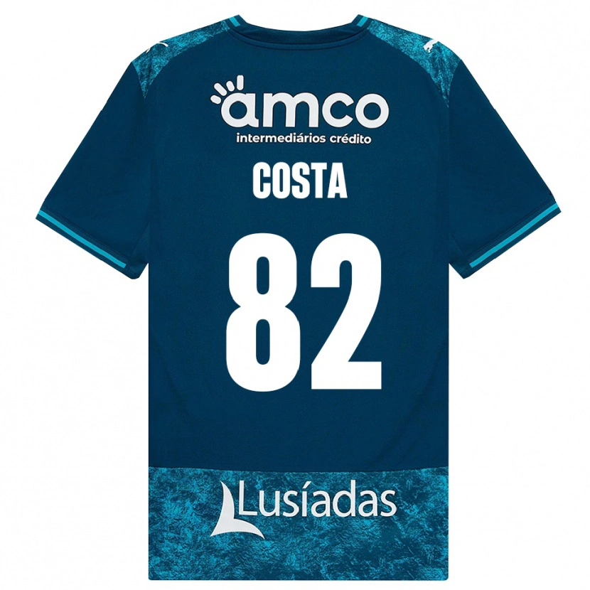 Danxen Dámské Gui Costa #82 Tmavě Břidlicově Šedá Středně Tyrkysová Daleko Hráčské Dresy 2026/27 Dres