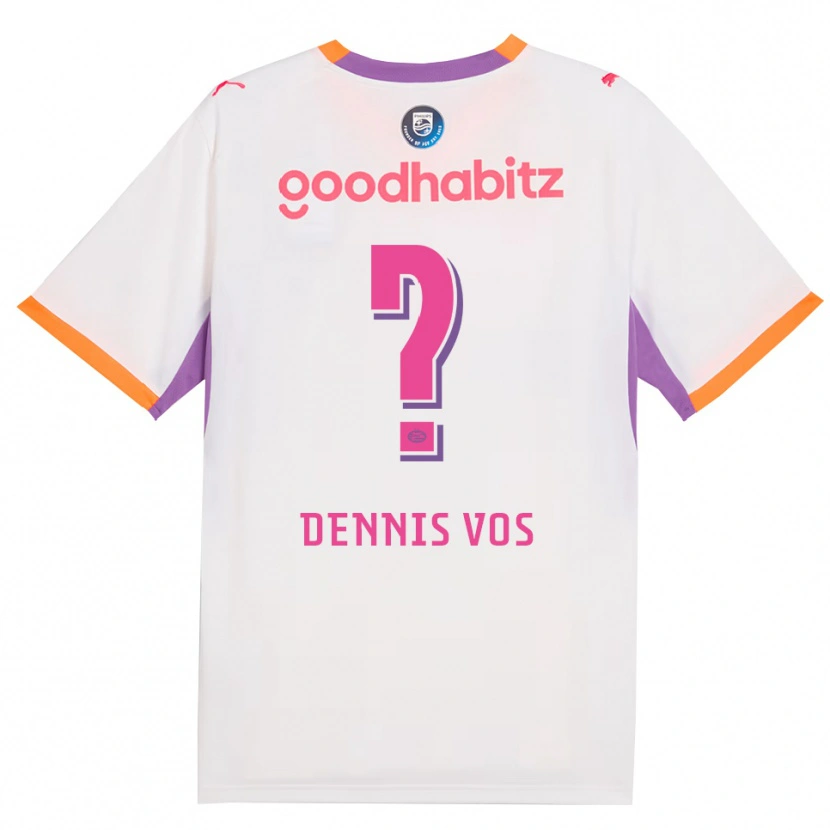 Danxen Dámské Dennis Vos #0 Bílá Fialová Oranžová Daleko Hráčské Dresy 2026/27 Dres