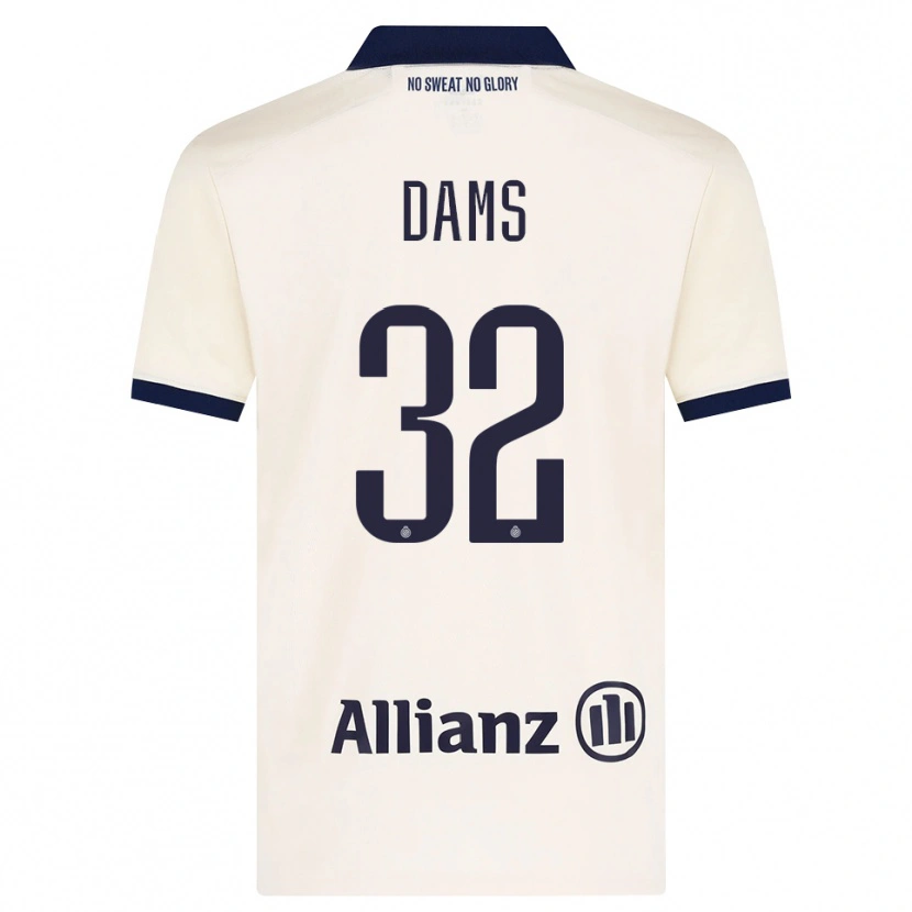 Danxen Dámské Matteo Dams #32 Béžová Černá Daleko Hráčské Dresy 2026/27 Dres
