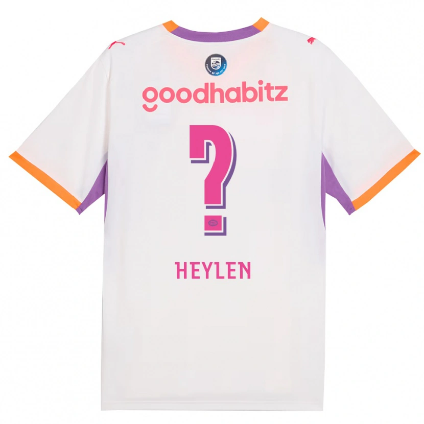 Danxen Dámské Jens Heylen #0 Bílá Fialová Oranžová Daleko Hráčské Dresy 2026/27 Dres