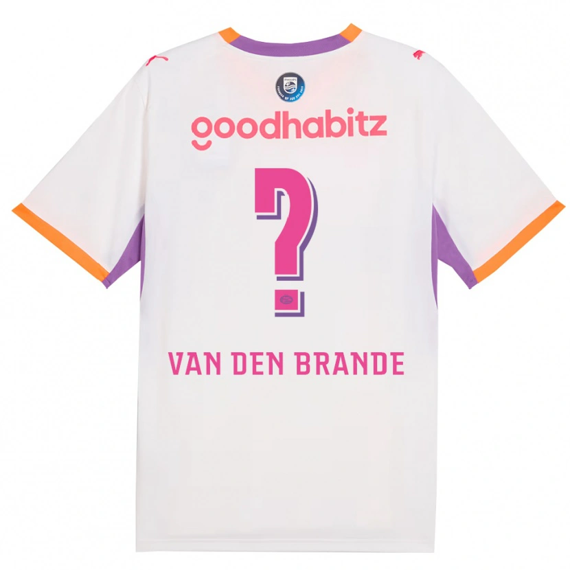 Danxen Dámské Daan Van Den Brande #0 Bílá Fialová Oranžová Daleko Hráčské Dresy 2026/27 Dres