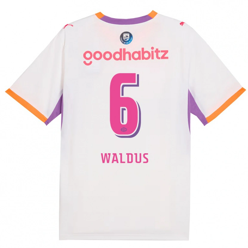 Danxen Dámské Maruschka Waldus #6 Bílá Fialová Oranžová Daleko Hráčské Dresy 2026/27 Dres