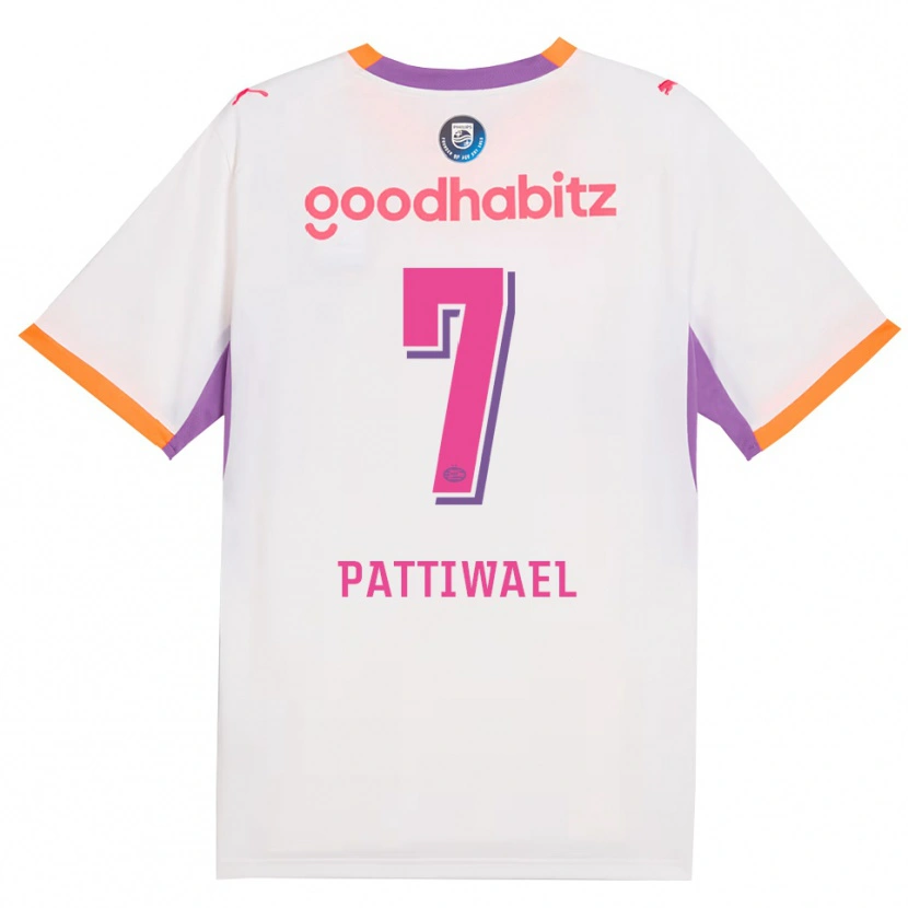 Danxen Dámské Naomi Pattiwael #7 Bílá Fialová Oranžová Daleko Hráčské Dresy 2026/27 Dres