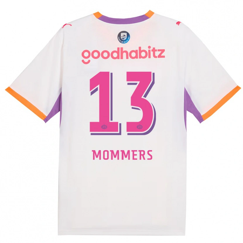 Danxen Dámské Ryan Mommers #13 Bílá Fialová Oranžová Daleko Hráčské Dresy 2026/27 Dres