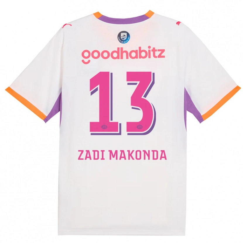 Danxen Dámské David Zadi Makonda #13 Bílá Fialová Oranžová Daleko Hráčské Dresy 2026/27 Dres