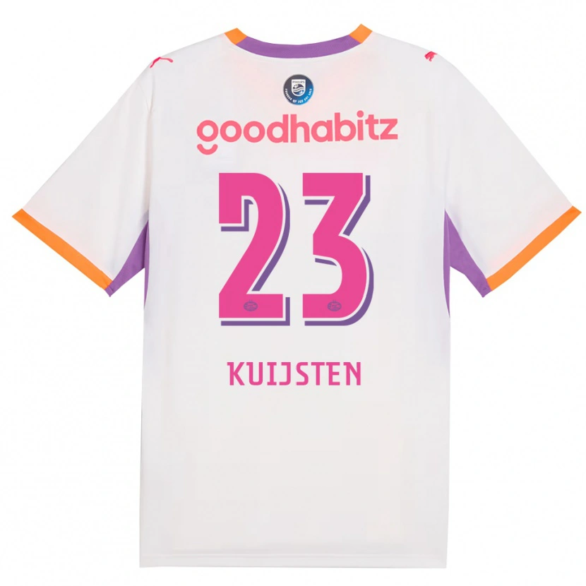 Danxen Dámské Stijn Kuijsten #23 Bílá Fialová Oranžová Daleko Hráčské Dresy 2026/27 Dres