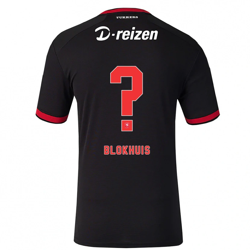 Danxen Dámské Sil Blokhuis #0 Červená Bílá Černá Daleko Hráčské Dresy 2026/27 Dres