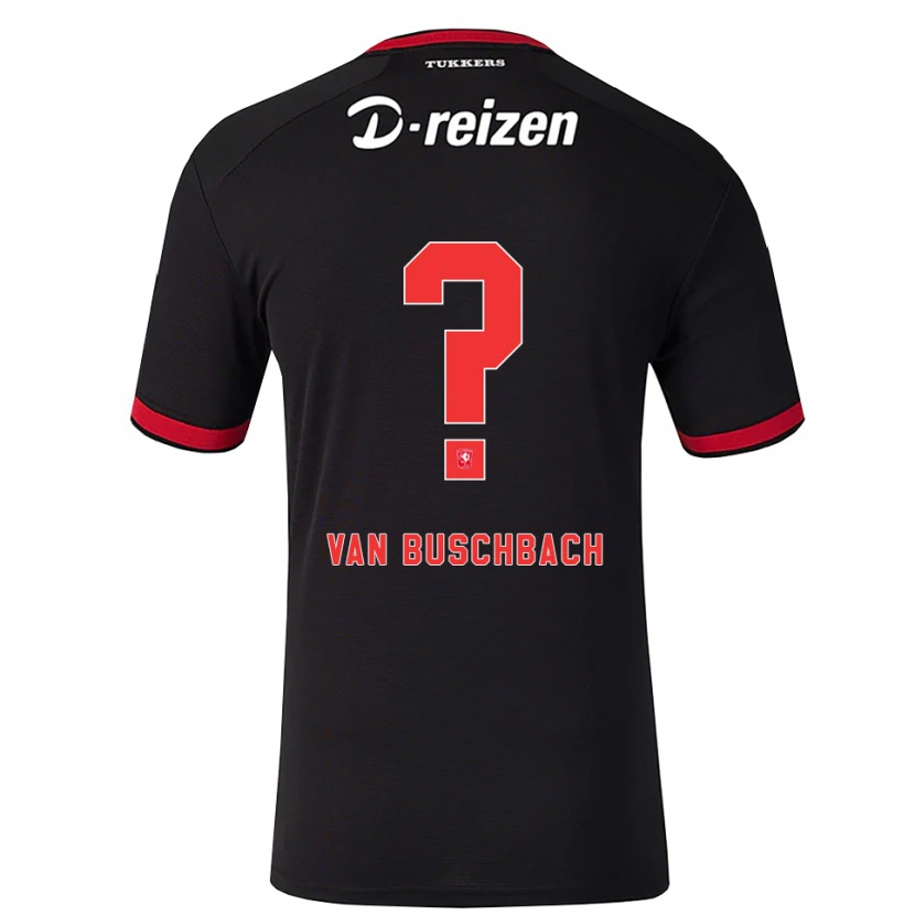 Danxen Dámské Myles Van Buschbach #0 Červená Bílá Černá Daleko Hráčské Dresy 2026/27 Dres