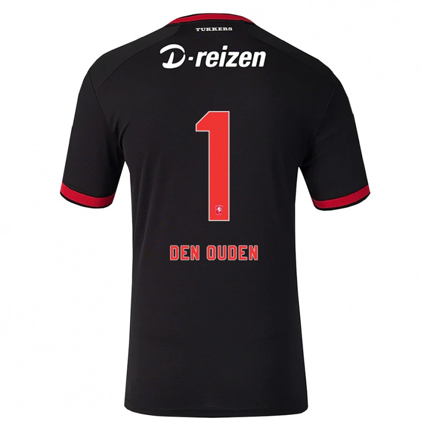 Danxen Dámské Jim Den Ouden #1 Červená Bílá Černá Daleko Hráčské Dresy 2026/27 Dres