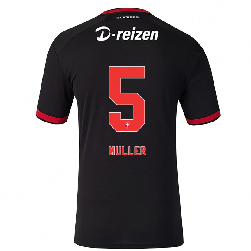 Danxen Dámské Timothy Muller #5 Červená Bílá Černá Daleko Hráčské Dresy 2026/27 Dres