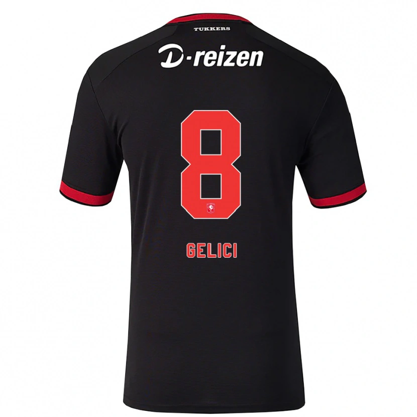 Danxen Dámské Delano Gelici #8 Červená Bílá Černá Daleko Hráčské Dresy 2026/27 Dres