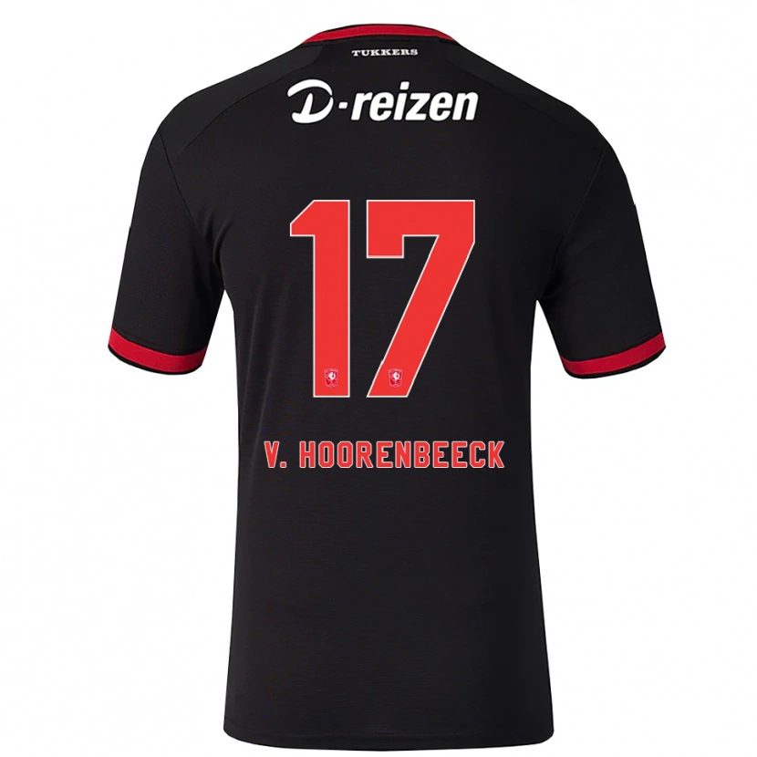 Danxen Dámské Alec Van Hoorenbeeck #17 Červená Bílá Černá Daleko Hráčské Dresy 2026/27 Dres