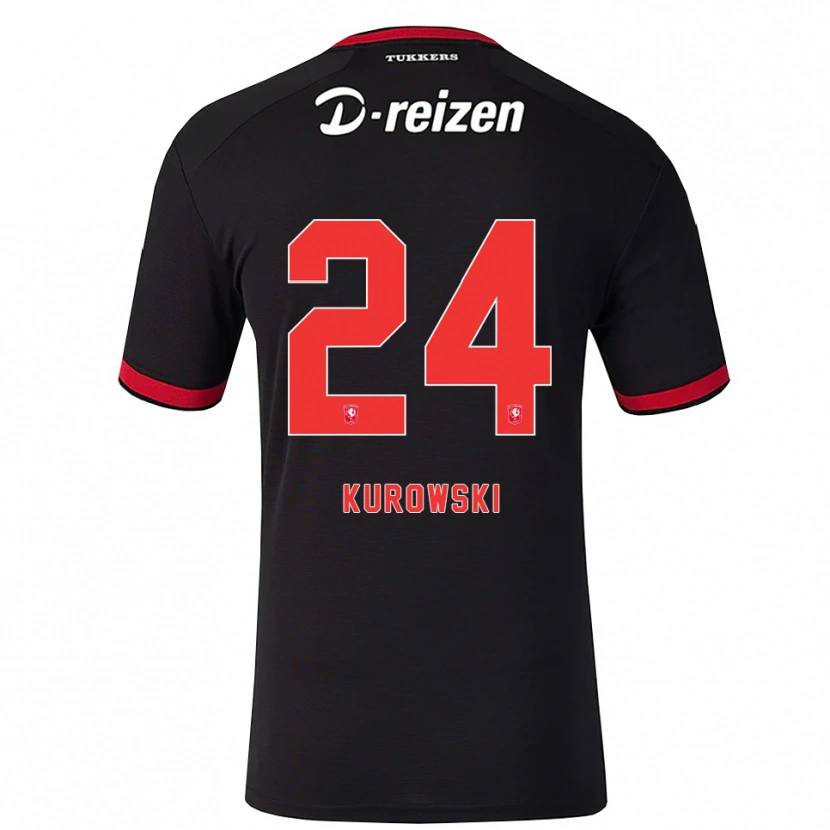 Danxen Dámské Krzysztof Kurowski #24 Červená Bílá Černá Daleko Hráčské Dresy 2026/27 Dres