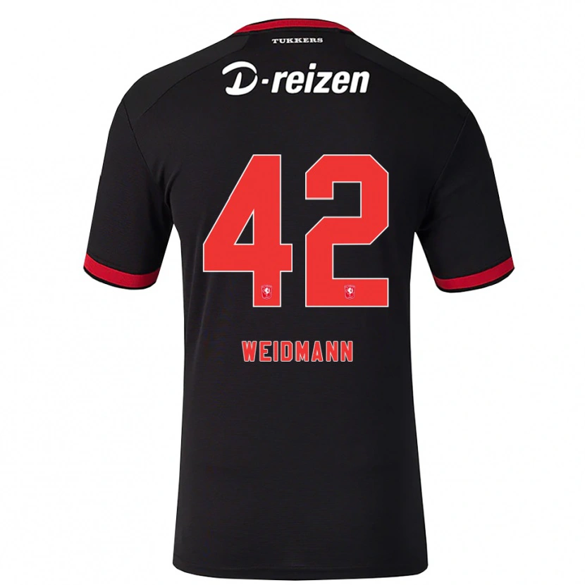 Danxen Dámské Daouda Weidmann #42 Červená Bílá Černá Daleko Hráčské Dresy 2026/27 Dres