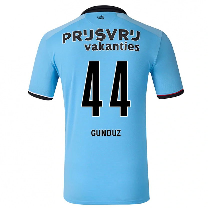 Danxen Dámské Omer Gunduz #44 Nebeská Modř Černá Červená Daleko Hráčské Dresy 2026/27 Dres