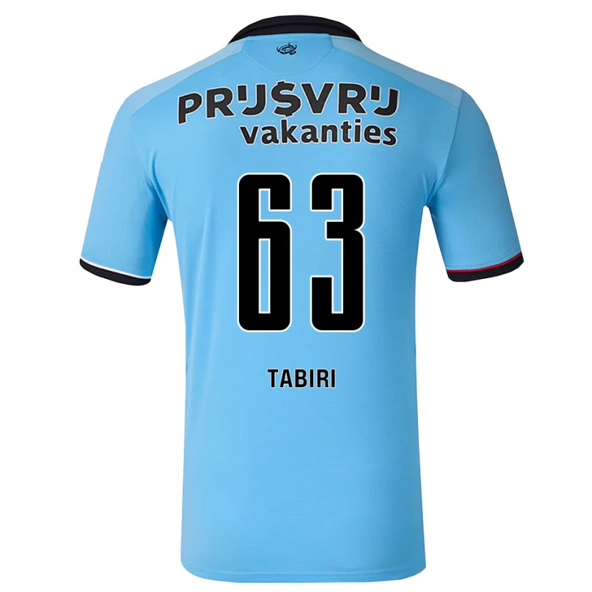 Danxen Dámské Kwame Tabiri #63 Nebeská Modř Černá Červená Daleko Hráčské Dresy 2026/27 Dres
