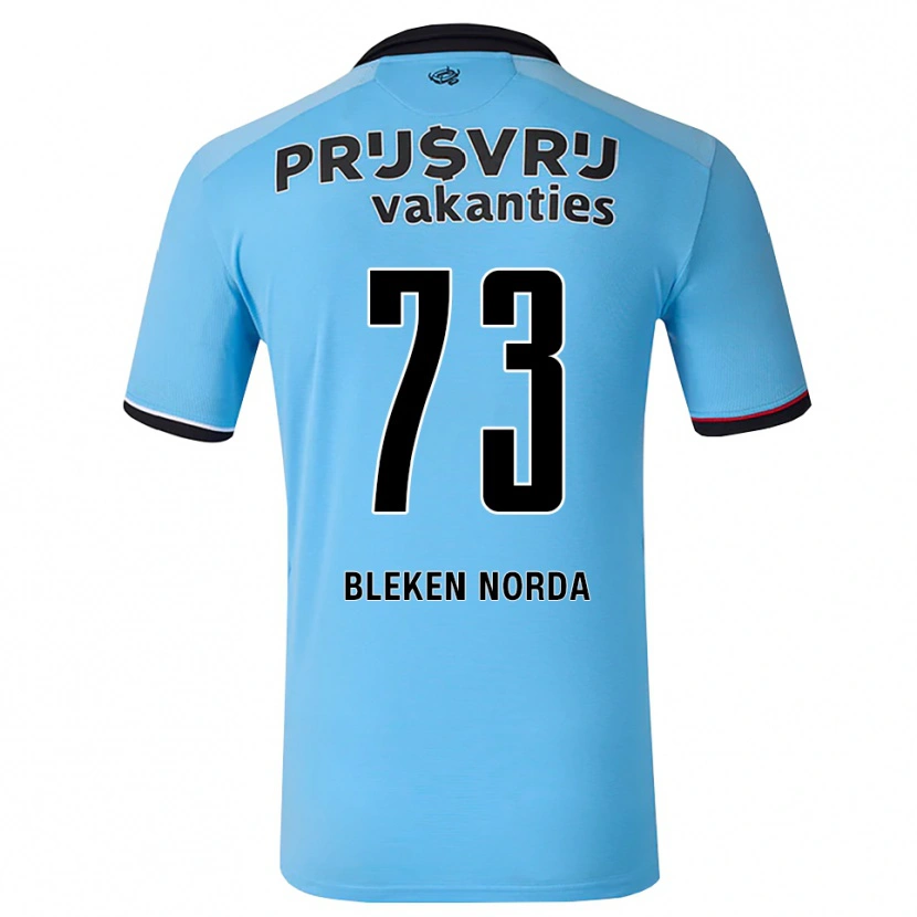Danxen Dámské Haakon Bleken Norda #73 Nebeská Modř Černá Červená Daleko Hráčské Dresy 2026/27 Dres