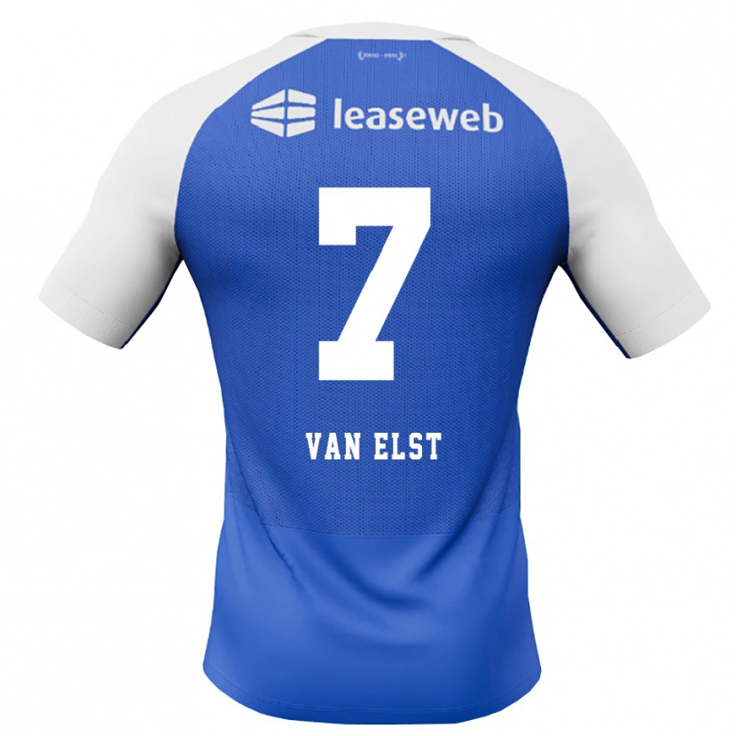 Danxen Dámské Senna Van Elst #7 Modrá Chodníčková Červená Bílá Daleko Hráčské Dresy 2026/27 Dres