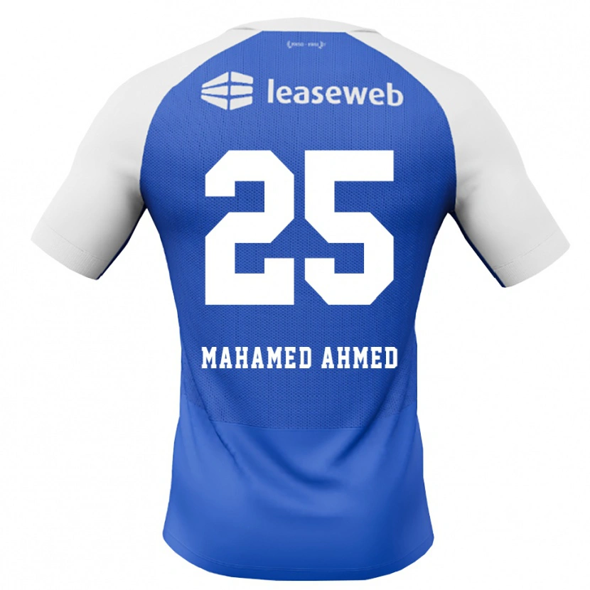 Danxen Dámské Nuur Mahamed Ahmed #25 Modrá Chodníčková Červená Bílá Daleko Hráčské Dresy 2026/27 Dres