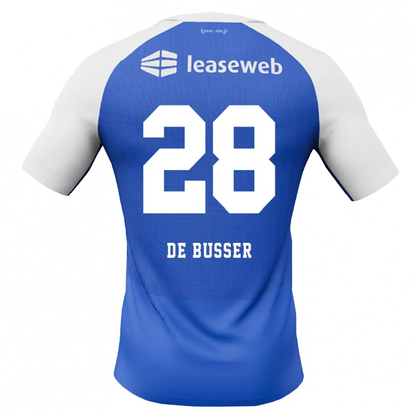 Danxen Dámské Jari De Busser #28 Modrá Chodníčková Červená Bílá Daleko Hráčské Dresy 2026/27 Dres