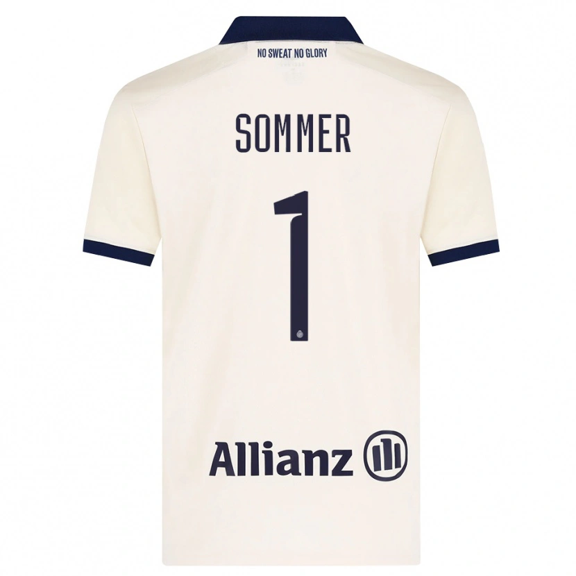 Danxen Dámské Yann Sommer #1 Béžová Černá Daleko Hráčské Dresy 2026/27 Dres