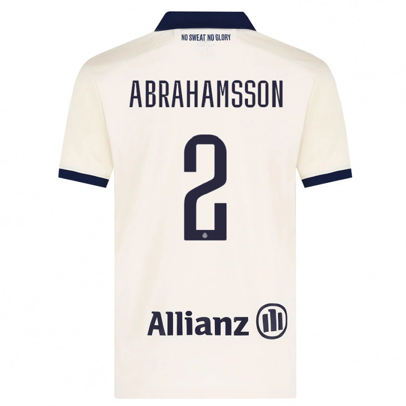 Danxen Dámské Sejde Abrahamsson #2 Béžová Černá Daleko Hráčské Dresy 2026/27 Dres