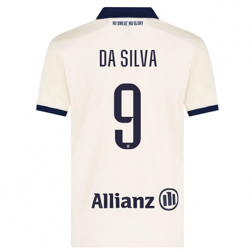 Danxen Dámské Jessi Da Silva #9 Béžová Černá Daleko Hráčské Dresy 2026/27 Dres