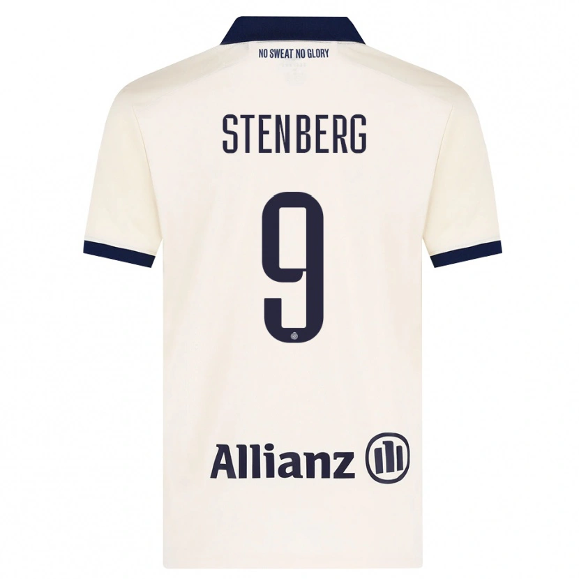 Danxen Dámské Hanna Stenberg #9 Béžová Černá Daleko Hráčské Dresy 2026/27 Dres