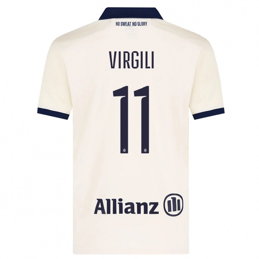 Danxen Dámské Jan Virgili #11 Béžová Černá Daleko Hráčské Dresy 2026/27 Dres