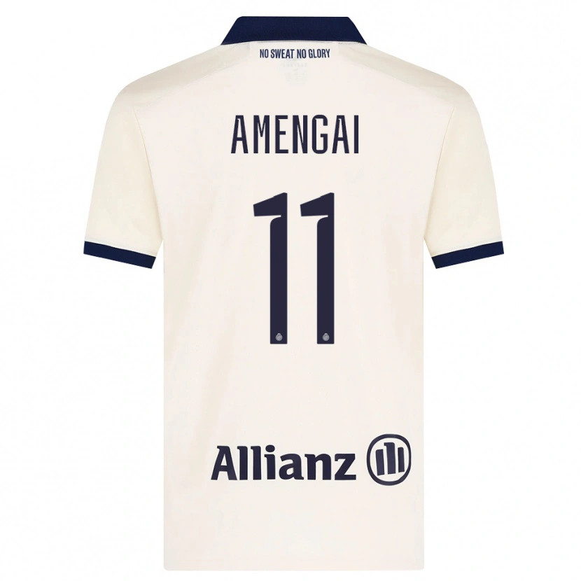 Danxen Dámské Naïm Amengai #11 Béžová Černá Daleko Hráčské Dresy 2026/27 Dres