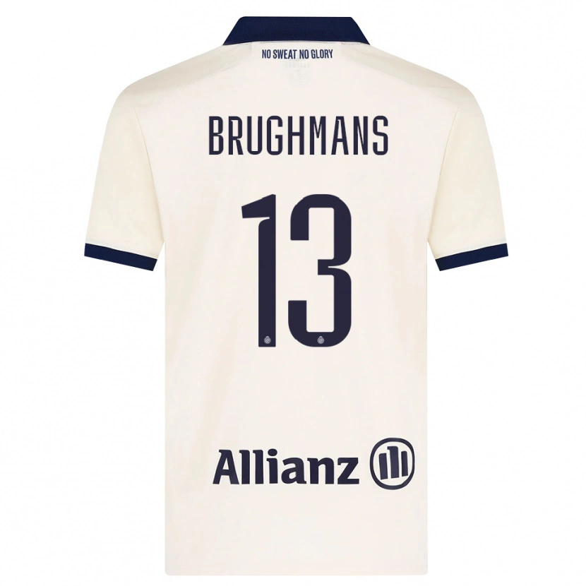 Danxen Dámské Beau Brughmans #13 Béžová Černá Daleko Hráčské Dresy 2026/27 Dres