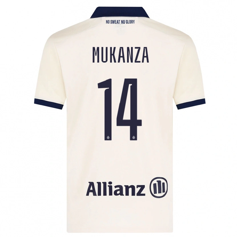 Danxen Dámské Blessing Mukanza #14 Béžová Černá Daleko Hráčské Dresy 2026/27 Dres