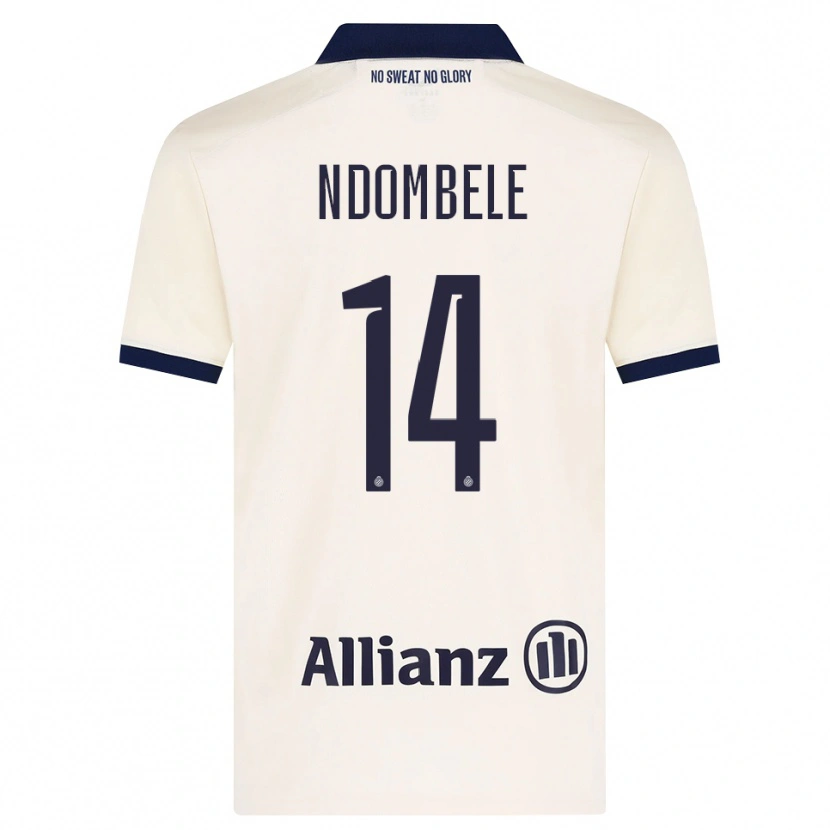 Danxen Dámské Don Ndombele #14 Béžová Černá Daleko Hráčské Dresy 2026/27 Dres