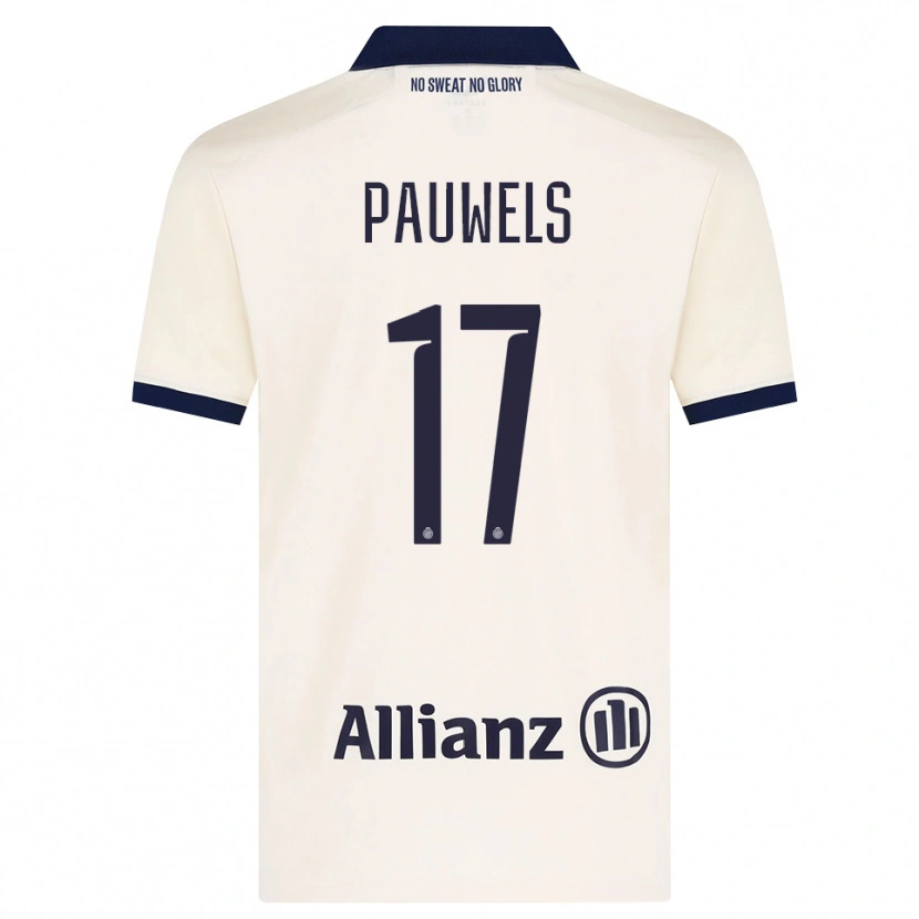 Danxen Dámské Fleur Pauwels #17 Béžová Černá Daleko Hráčské Dresy 2026/27 Dres