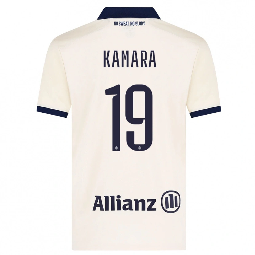 Danxen Dámské Al-Hassan Kamara #19 Béžová Černá Daleko Hráčské Dresy 2026/27 Dres