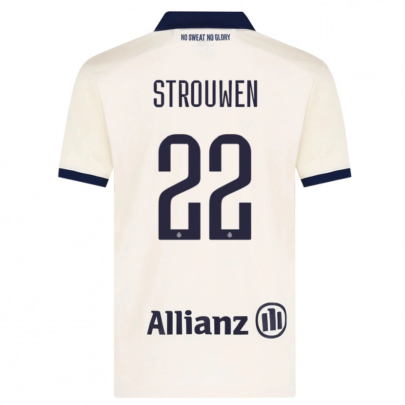 Danxen Dámské Léni Strouwen #22 Béžová Černá Daleko Hráčské Dresy 2026/27 Dres