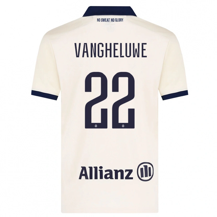 Danxen Dámské Jody Vangheluwe #22 Béžová Černá Daleko Hráčské Dresy 2026/27 Dres