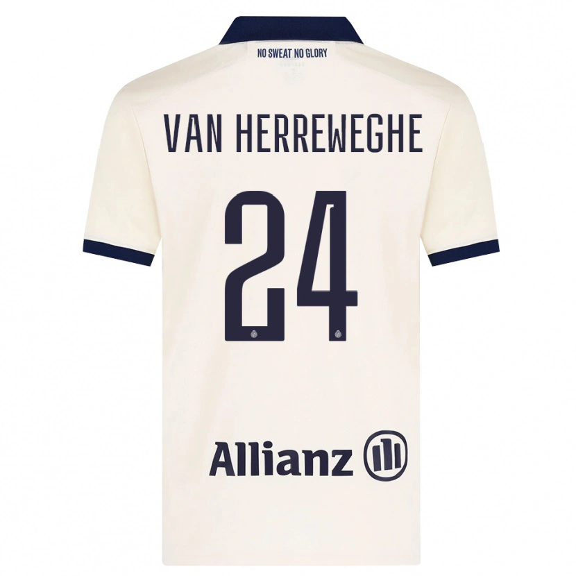 Danxen Dámské Febe Van Herreweghe #24 Béžová Černá Daleko Hráčské Dresy 2026/27 Dres